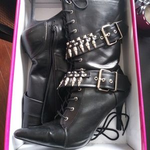 Funtasma bullet heeled boots